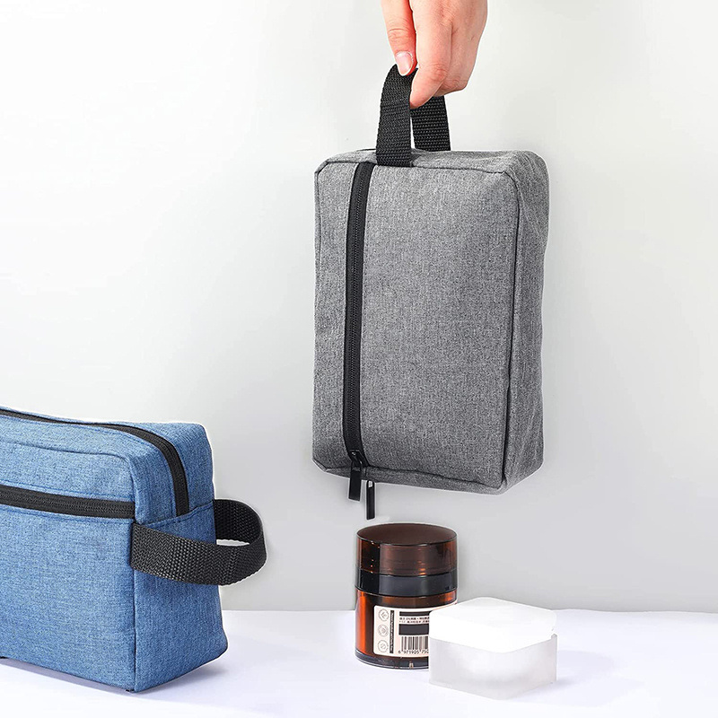 dropship 1pc Travel Toiletry Bag For Women And Men; Portable Storage Bag; Water-resistant Shaving Bag For Toiletries Accessories;