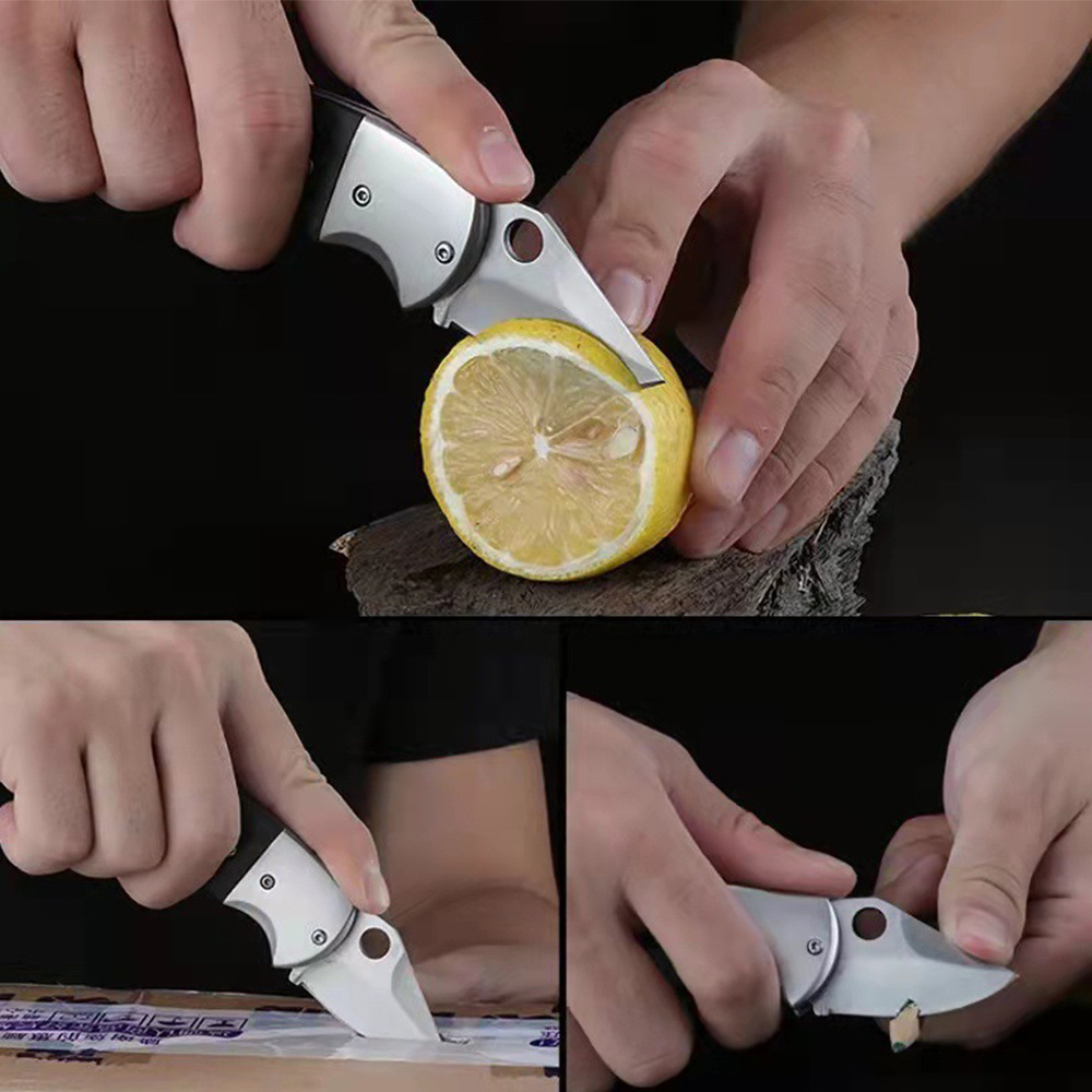 dropship Mini Folding Pocket Knift; Hunting Tactical Knife Self-defense EDC Fixed Blade Knives; Jackknife Survival Camping Equipment