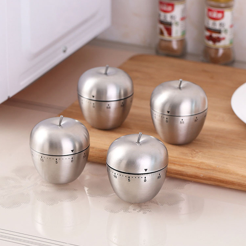 dropship Metal; Egg Apple Countdown Timer; Reminder; 55 Minute Timer; Creative Kitchen Mechanical Timer