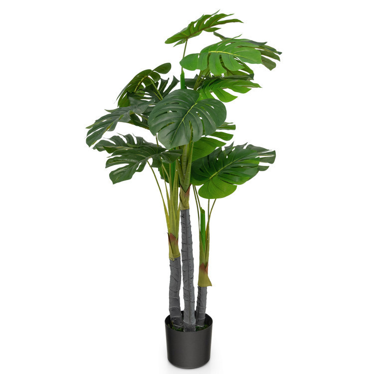 dropship Indoor Outdoor Decorative Accessories Artificial Areca Palm Decorative Silk Tree