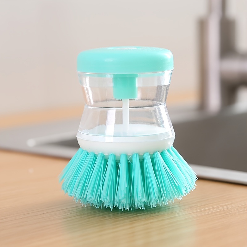 dropship Cleaning Brush; A Multi-functional Brush That Automatically Adds Detergent; Used For Washing Dishes; Brushing Pots; And Brushing Basins
