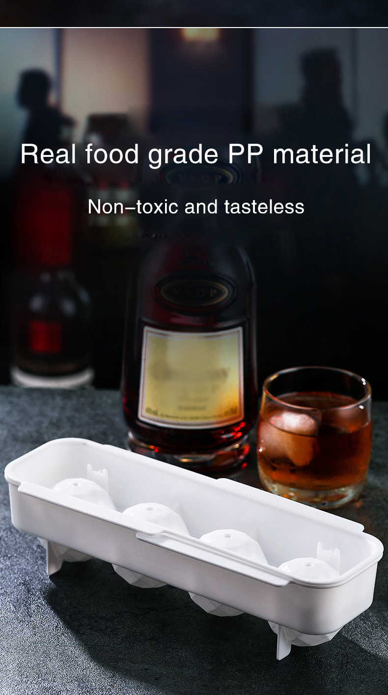 dropship 1pc Homemade Ice Cube Ice Ball Mold Household Ice Tray With Cover Frozen Ice Cube Mold