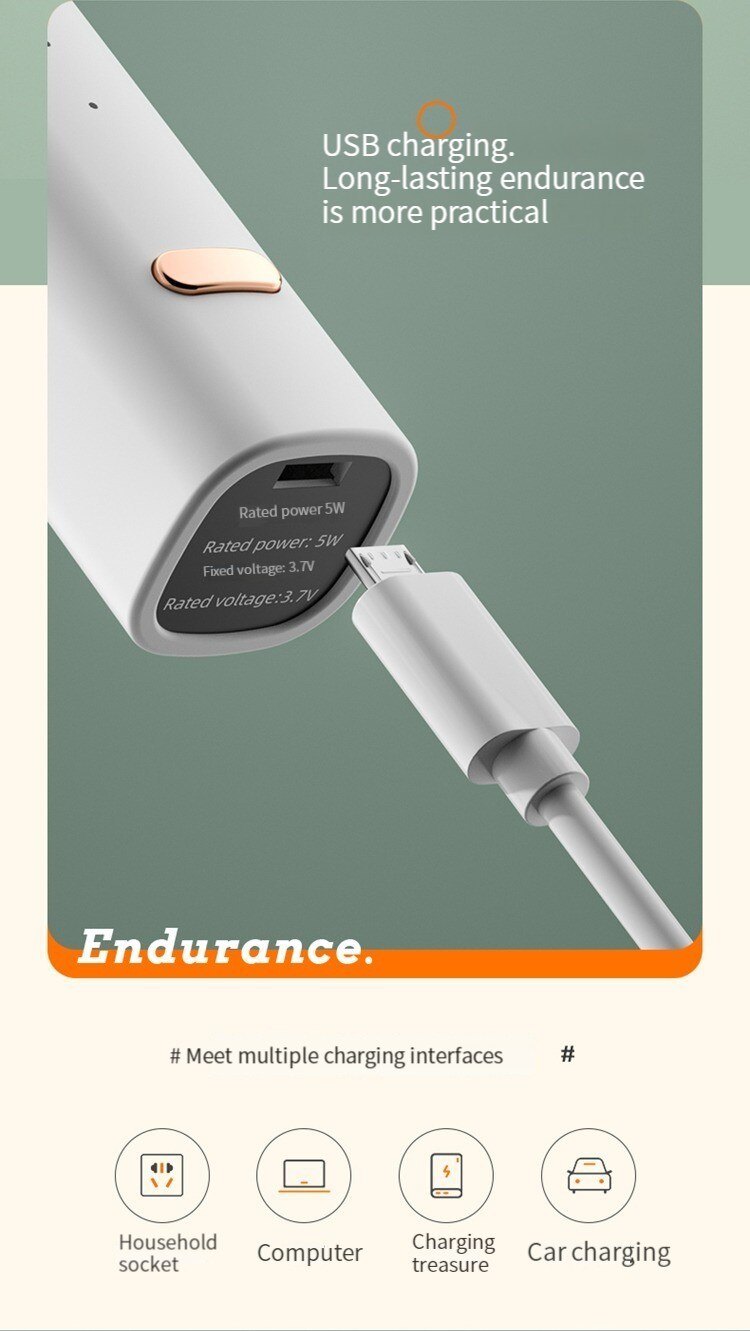 dropship Egg Beater Electric Handheld Rotary Egg Whisk Coffee Frothing Wand Cappuccino Frother Mixer USB Portable Kitchen Tools