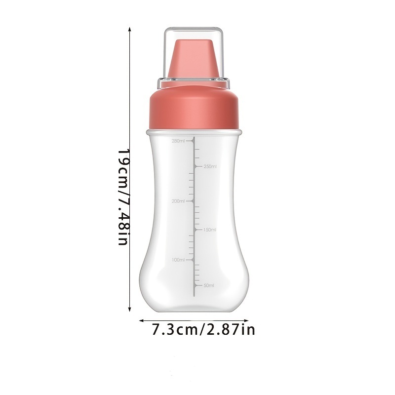 dropship 1pc Squeeze Sauce Bottle; Leak Proof Refillable Condiment Container For Salad Ketchup Honey Jam; Squeeze Sauce Bottle Oyster Sauce Squeeze Bottle; Home Kitchen Supplies