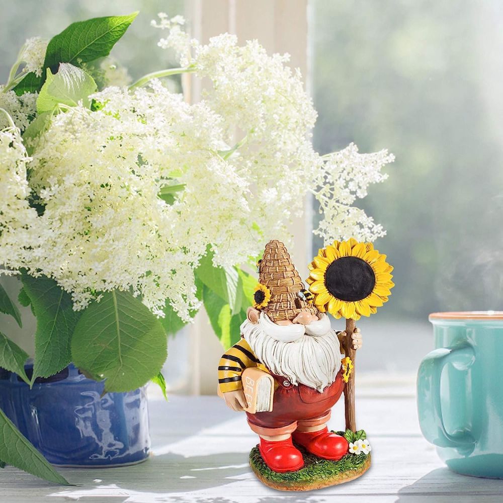 dropship Resin Figurines, Outdoor Spring Decoration, Garden Gnome Sculptures & Statues