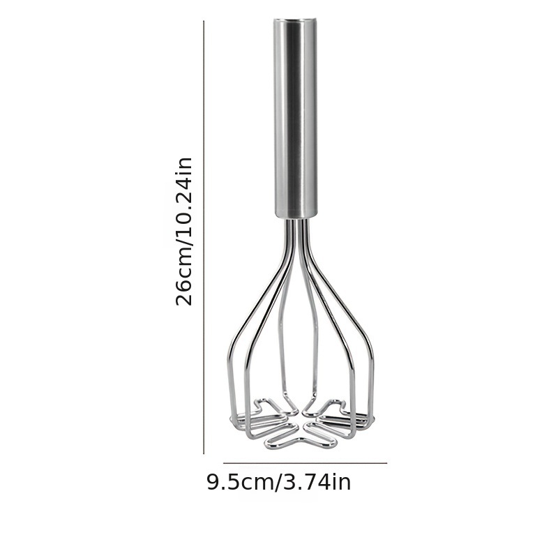 dropship 1pc Potato Masher; Stainless Steel Potato Press; Food & Fruit Pressing Tool