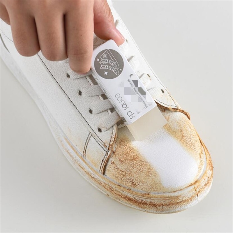 dropship 1pc Household Cleaning Eraser; Suede; Sheepskin; Matte Leather And Leather Fabric Care; Leather Cleaner; White; Pink