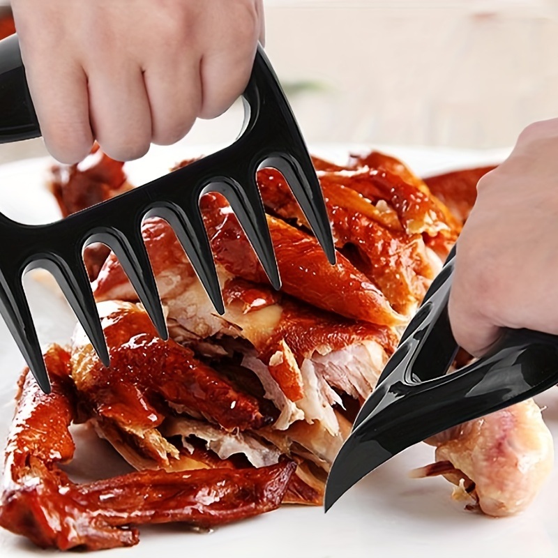 dropship 1pc Plastic Bear Claw Meat Splitter Deli Cutter Creative Meat Ripper Bear Paw Bear Claw Fork Bbq Barbecue Tools; Kitchen Accessories