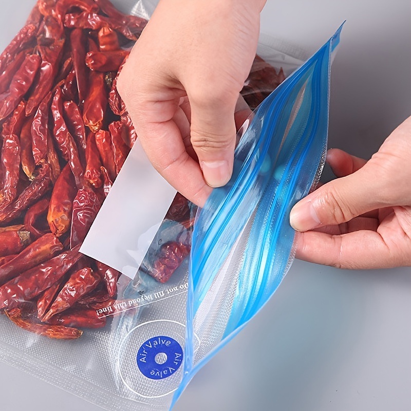 dropship 1pc Food Vacuum Compression Bag; Thickened Food Evacuation Storage Bag; Refrigerator Refrigerated Deli Storage Bag; Compression Vacuum Packaging Bag
