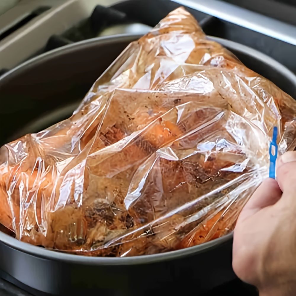 dropship 5pcs Large Roasting Bags Are Most Suitable For Cooking Meat In Kitchen Microwave Ove