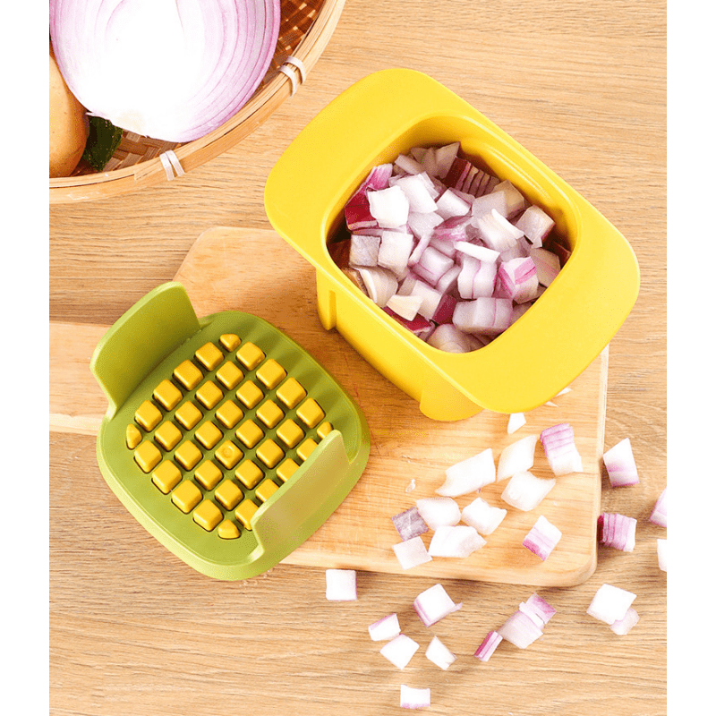 dropship 1pc Diced Onion; French Fries; Carrot And Ham; Cucumber And Potato Cutter; 5.91''×3.94''×3.35''