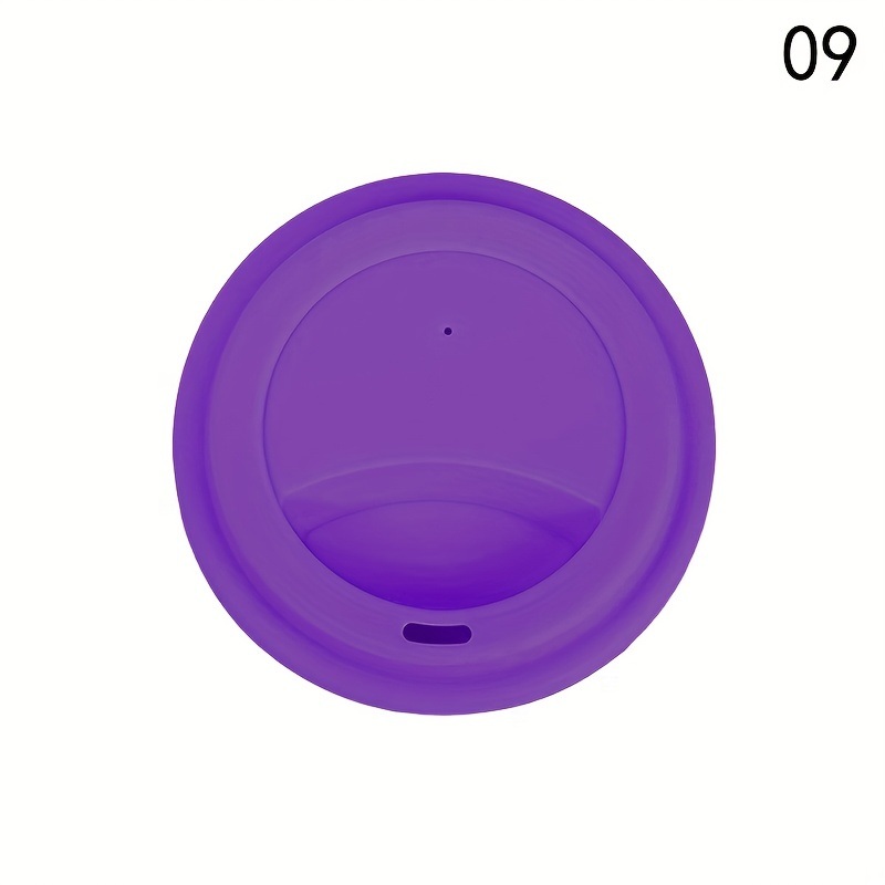 dropship 1pc Silicone Drinking Lid; Spill-Proof Cup Lids; Reusable Coffee Mug Lids; Coffee Cup Covers