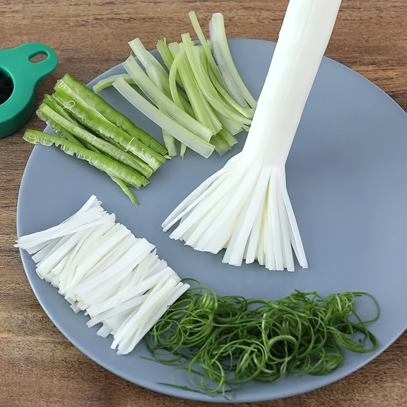 dropship Green Onion Slicer; 1pc Green Onion Shredder; Scallion Cutter; Green Onion Shredder Knife; Shallot Cutter; Kitchen Gadgets