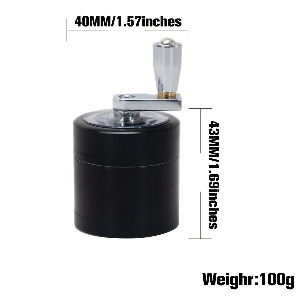 dropship 1pc Hand Crank Spice Grinder; Nut And Hard Spice Grinder For Nutmeg Ginger Rock Salt And Peppercorn