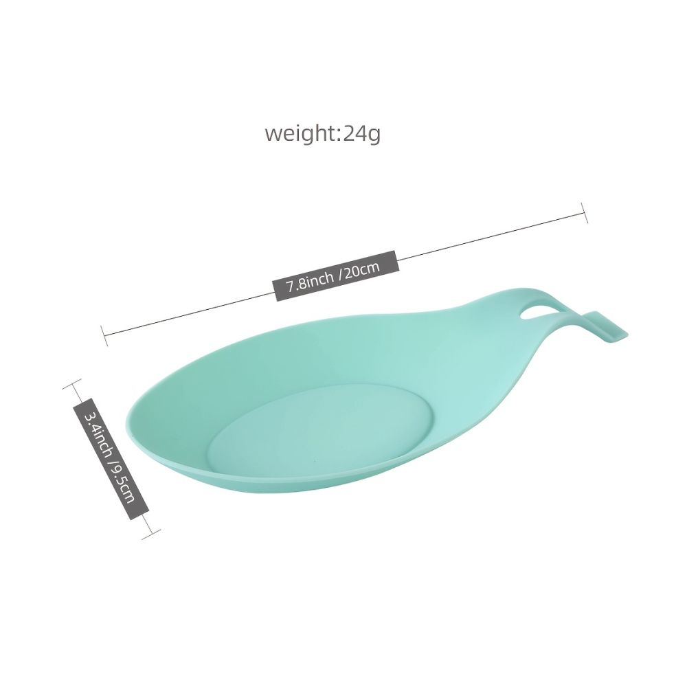 dropship 1/2pcs Silicone Utensil Rest With Drip Pad For Multiple Utensils; Heat-Resistant; Spoon Rest & Spoon Holder For Stove Top; Kitchen Utensil Holder For Ladles; Tongs & More