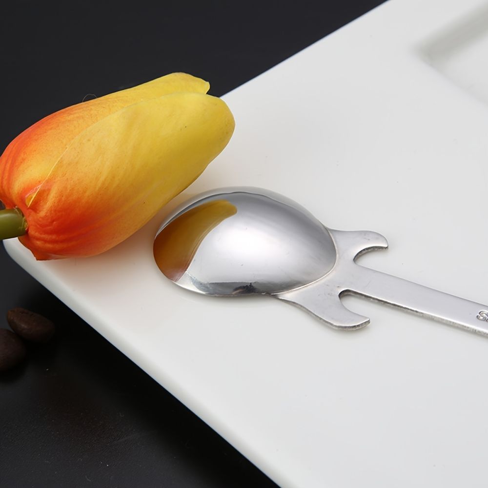 dropship 1pc Guitar Shaped Spoon; Creative Stainless Steel Guitar Shaped Coffee Stirring Spoon; Milk Tea Dessert Pastry Ice Cream Spoon; Gift; Kitchen Accessories