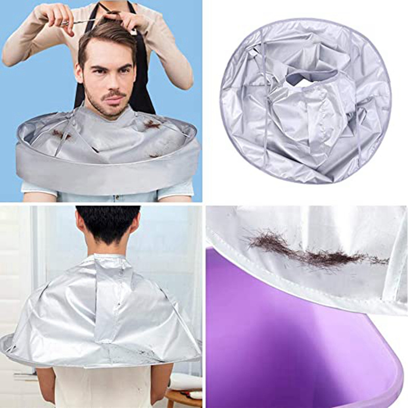 dropship 1pc Creative DIY Aprons Hair Cutting Cape; Waterproof Professional Salon Barber Supplies; Hairdressing Using; Haircut Capes For Adults; Kids Children Home Uses