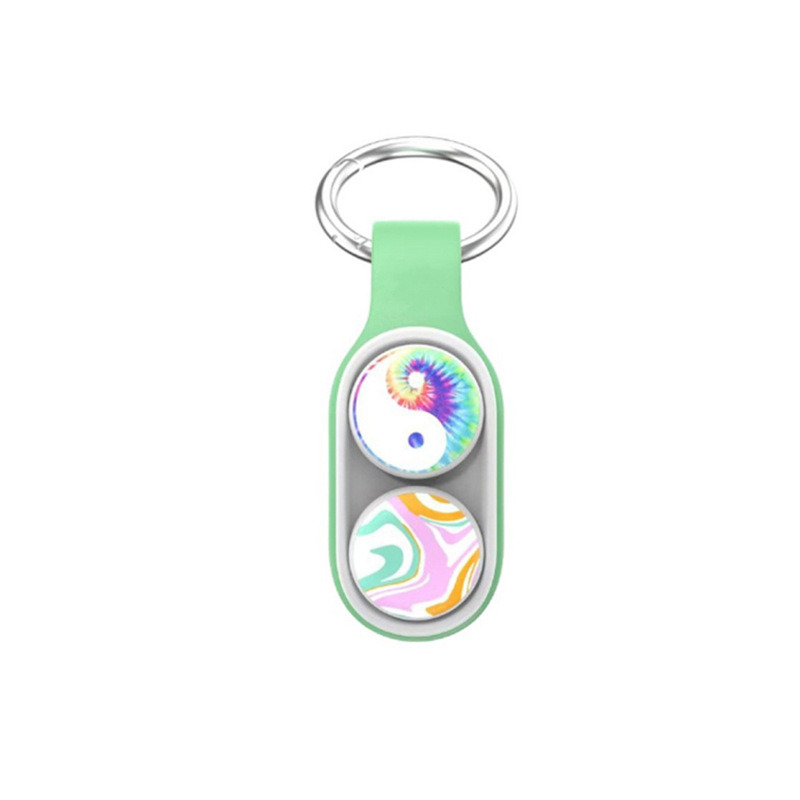 dropship Best-seller Finger Decompression Toy Pop Puck Fidget Toys Hand Spinner Magnet Toys Colorful Decompression Toys For Adults Kids Gifts Key Chain