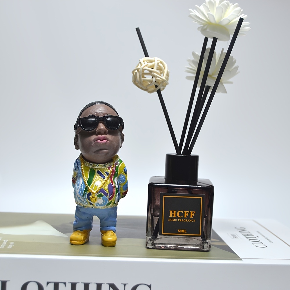 dropship 1pc; Hip Hop Legend Commemorative Statue Resin Crafts Ornament