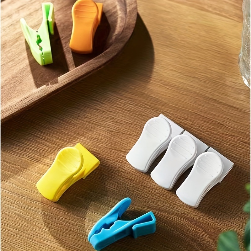 dropship 4pcs Multifunctional Fresh-keeping Sealed Storage Clip; Refrigerator Side Door Organiser Clips; For Kitchen Storage Clips; Kitchen Supplies