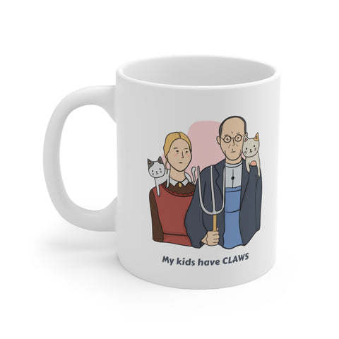 dropship My Kids Have Claws Cat Novelty Mug