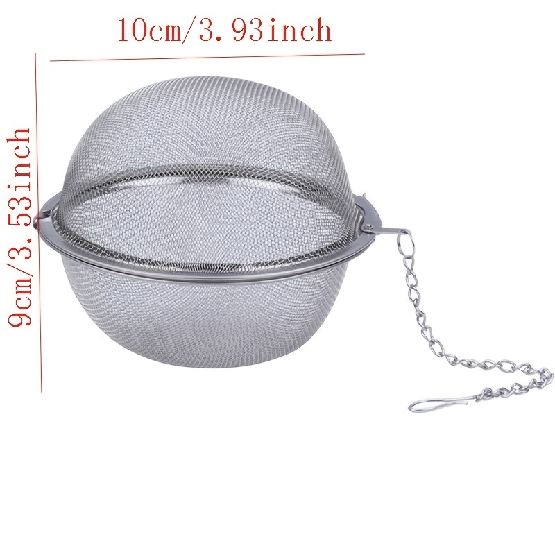 dropship 1pc/3pcs; Stainless Steel Seasoning Ball; Household Tea Ball