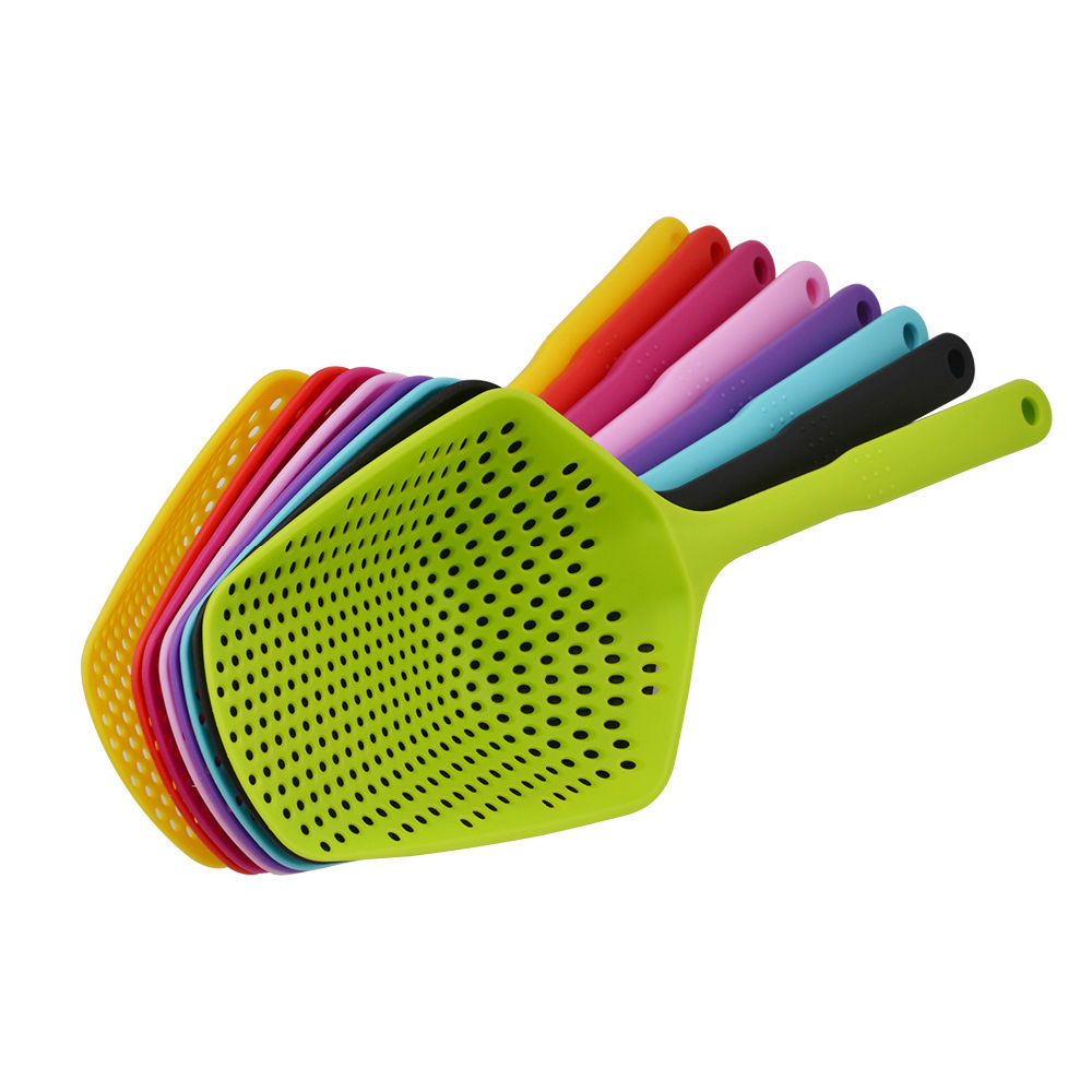 dropship Plastic; No-stick; Ice Shovel; Filter; Long Strainer; Kitchen Colander