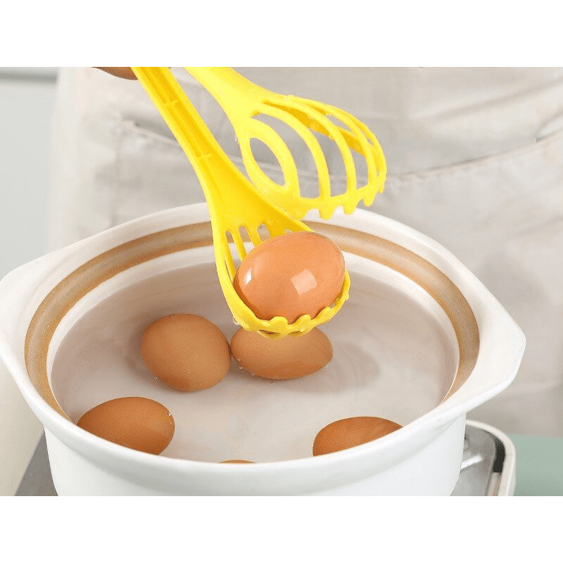 dropship 1pc; Multifunctional 3-in-1 Egg Whisk Food Holder Noodle Holder Baking Tool Egg Stirrer Manual Whisk 1 Pack 11.02''×2.76''