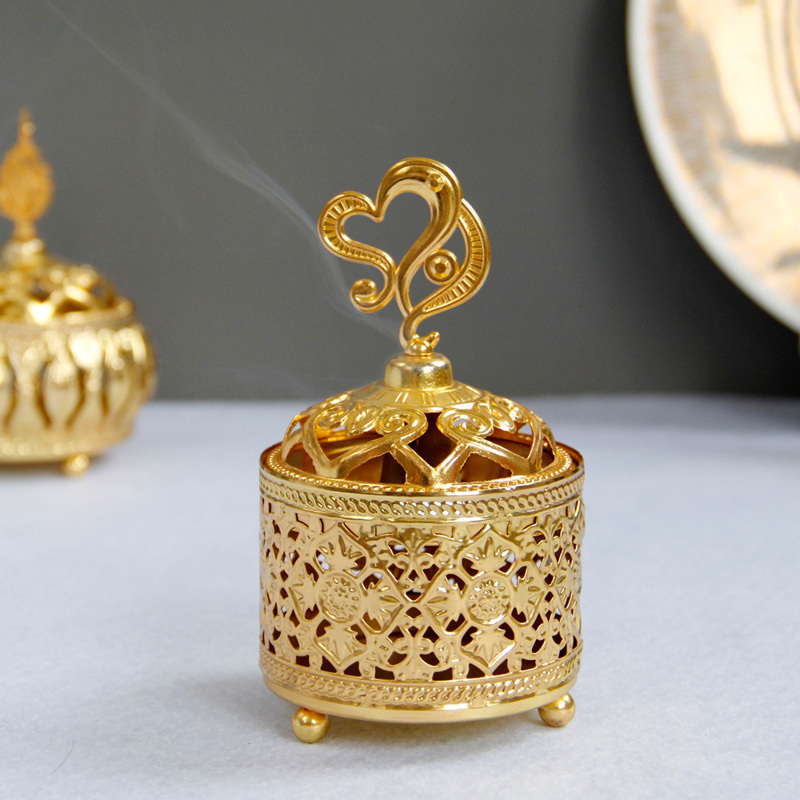 dropship 1pc Metal Incense Burner; Creative Incense Burner Holder; Desktop Decoration