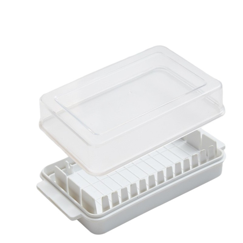 dropship 1pc Butter Preservation Box, Food Preserving Container Box, Dividable Butter Pan With Lid, Sealing Butter Pan, Kitchen Gift