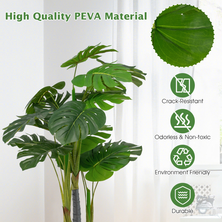 dropship Indoor Outdoor Decorative Accessories Artificial Areca Palm Decorative Silk Tree