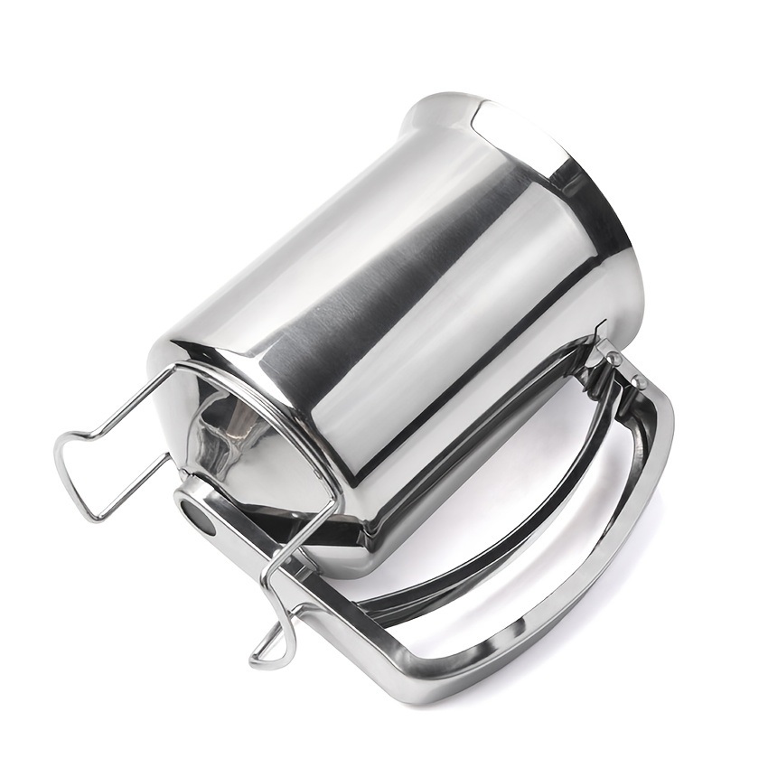 dropship 1pc Handheld Stainless Steel Batter Separator; Cupcake Batter Funnel; Batter Stirrer