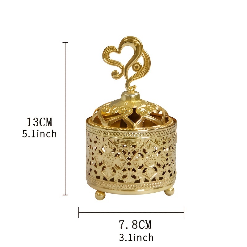 dropship 1pc Metal Incense Burner; Creative Incense Burner Holder; Desktop Decoration