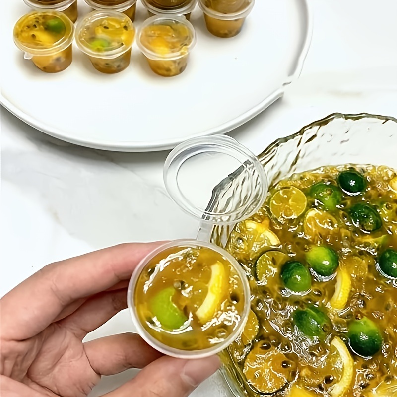 dropship 50pcs Passion Fruit Packaging Box; Disposable Dip Box; Seasoning Box; Lemon Frozen Box; 5*6*2.5cm/1.96*2.36*0.98in