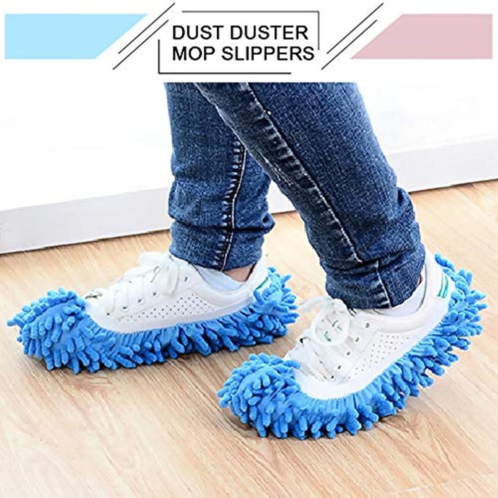 dropship Mop Slippers Dust Cleaning Slippers Cleaning Shoes Home Cloth Cleaning Shoes Cover Reusable Overshoes