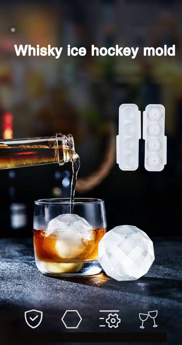 dropship 1pc Homemade Ice Cube Ice Ball Mold Household Ice Tray With Cover Frozen Ice Cube Mold