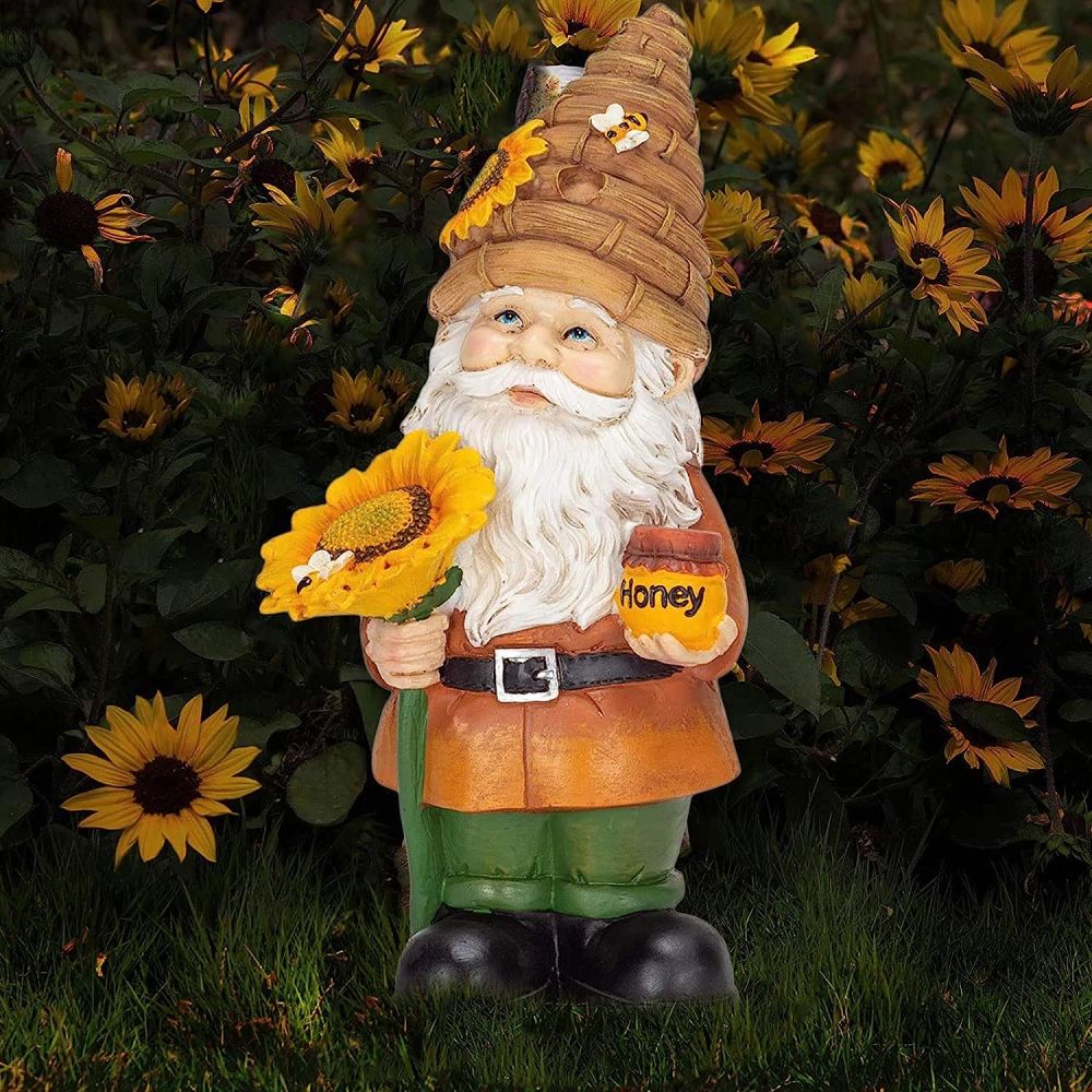 dropship Resin Figurines, Outdoor Spring Decoration, Garden Gnome Sculptures & Statues