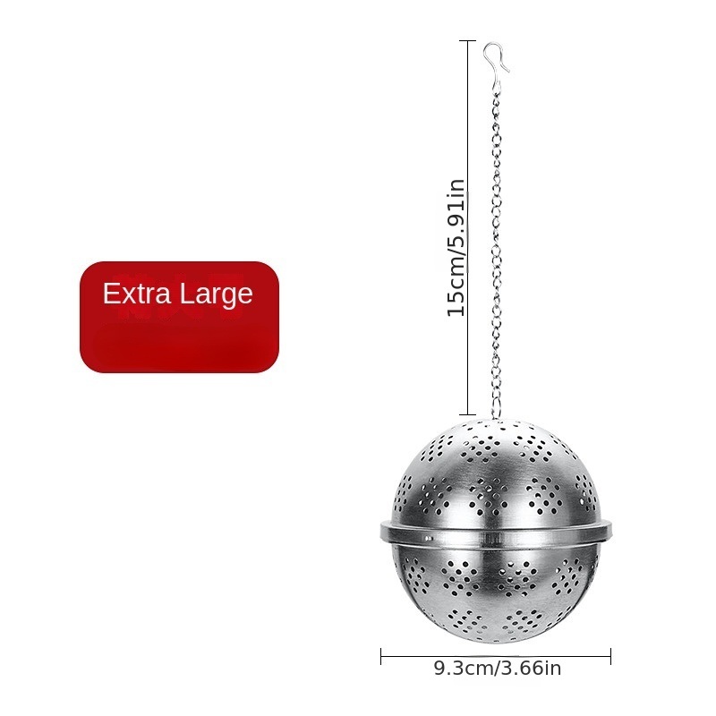 dropship 1pc 304 Stainless Steel Seasoning Ball; Thickened Ball Tea Strainer; Spice Filter; Kitchen Gadget
