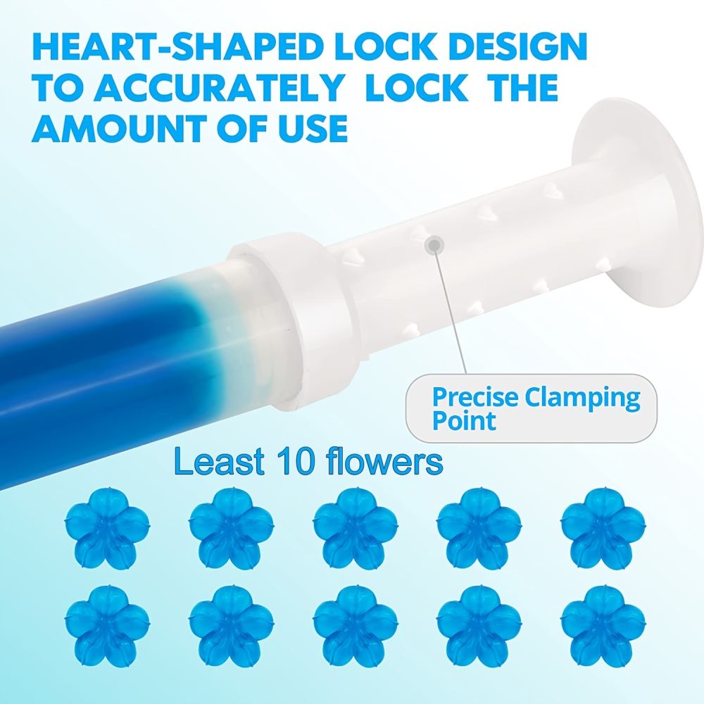 dropship 1pc/6pcs Toilet Gel Stamp Flower Fragrance Bathroom Deodorizer Bowl Cleaner Toilet Wand Refills