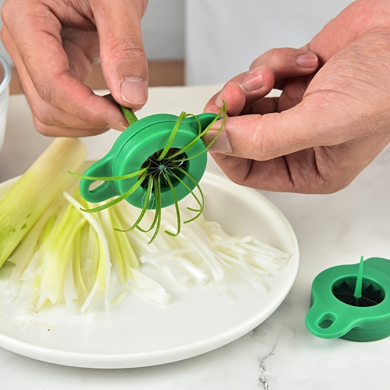 dropship Green Onion Slicer; 1pc Green Onion Shredder; Scallion Cutter; Green Onion Shredder Knife; Shallot Cutter; Kitchen Gadgets