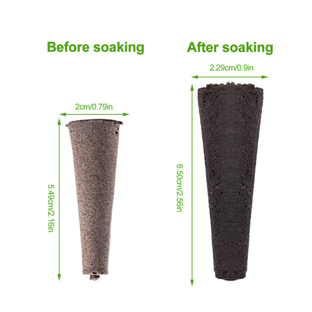 dropship Seed Grow Sponges Replacement Root Growth Sponges Seedling Starter Plugs Seed Starting Seed Pod Hydroponic Garden Planting