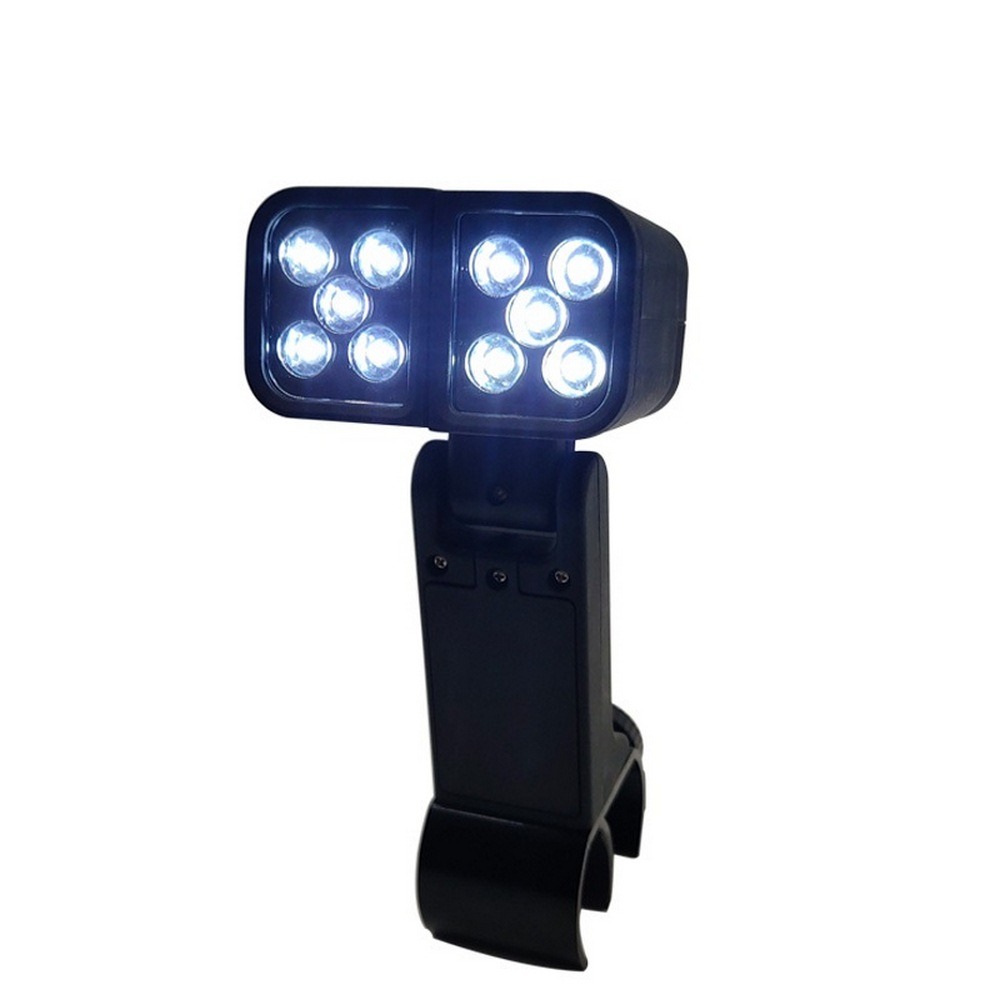 dropship Portable BBQ Grill Light LED Lights Flashlight Lighting Lamp with Handle Mount Clip for Barbecue Grilling Outdoor Accessory