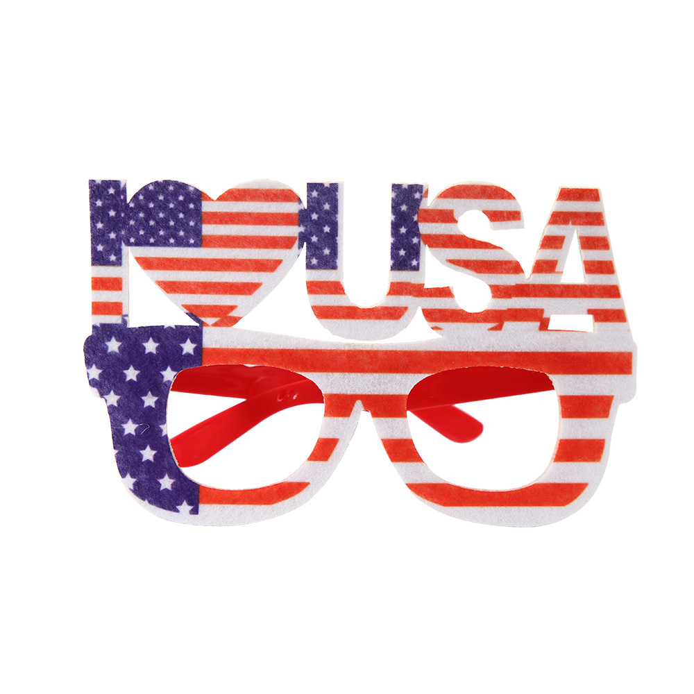 dropship JOYMEMO 6PCS Independence Day Glasses Set American National Day Party Decoration Supplies USA 4th of July Event Party Supplies