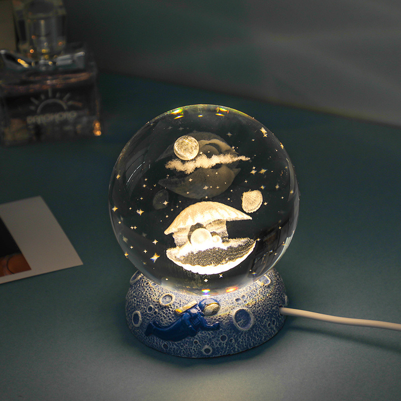 dropship Stars And Seas; Ocean Series Crystal Ball Ornaments; Night Lights; Bedroom Desktop Decorations; Creative Birthday Gifts