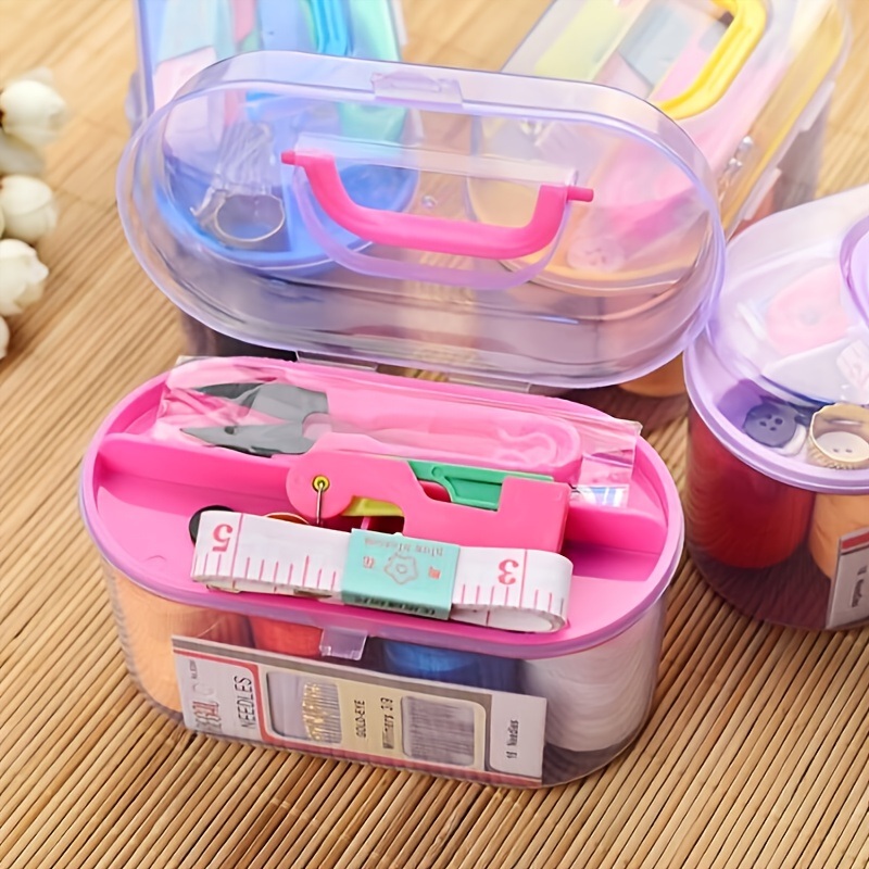 dropship 46pcs Portable Household Needle And Thread Sewing Tools Thread Kit Organizer Color Random