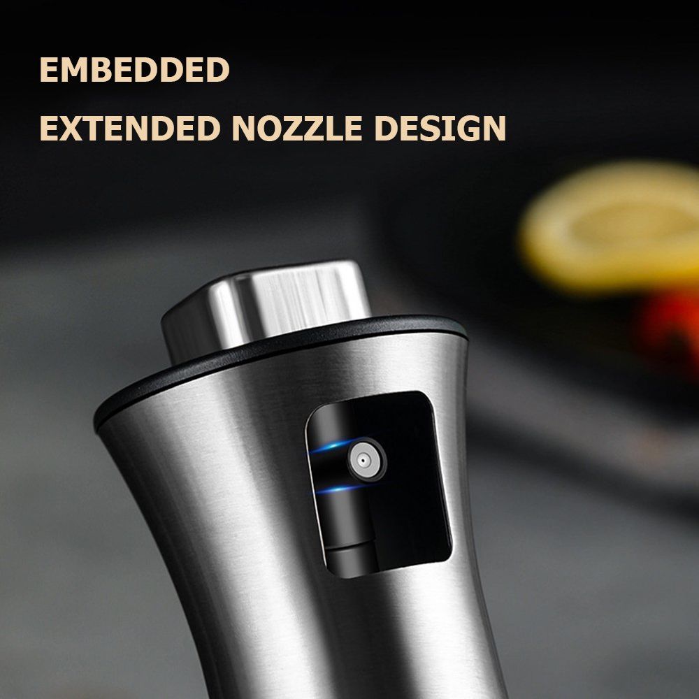 dropship Olive Oil Dispenser Bottle Oil Sprayer Dispenser Vinegar Sprayer Dressing Spray Portable; Grilling Olive Oil Glass Bottle 200ml; For Kitchen; Cooking; Salad; Bread Baking