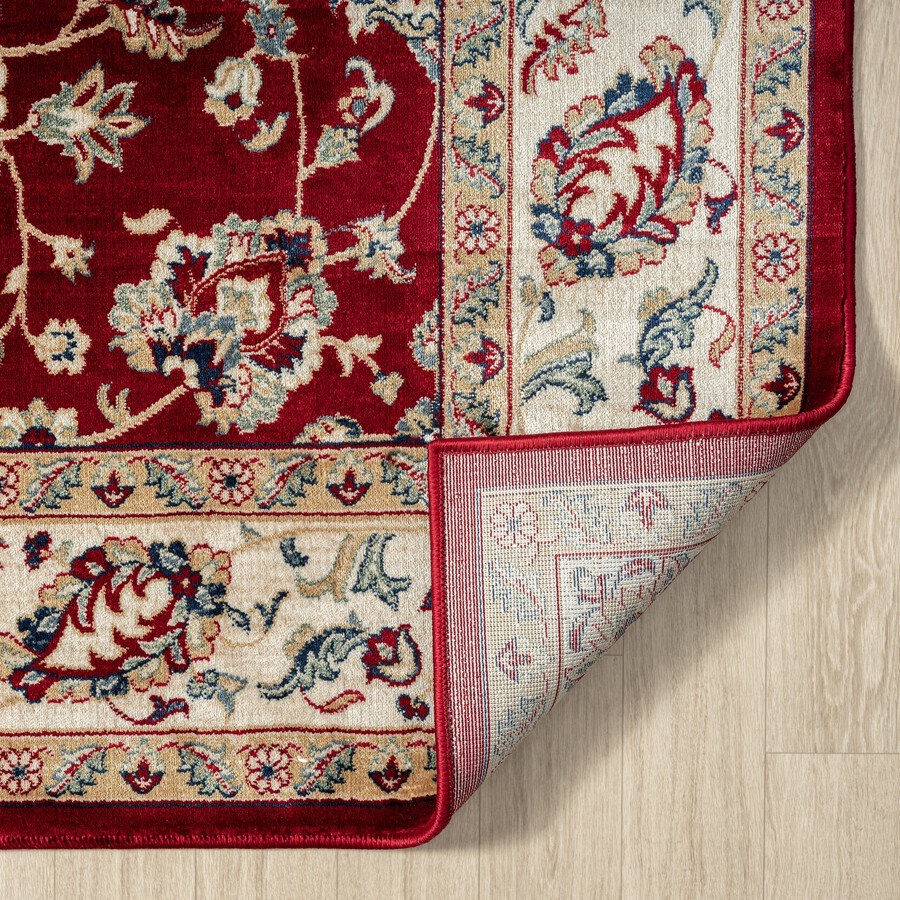 dropship Stylish Classic Pattern Design Traditional Floral Filigree Bordered Area Rug