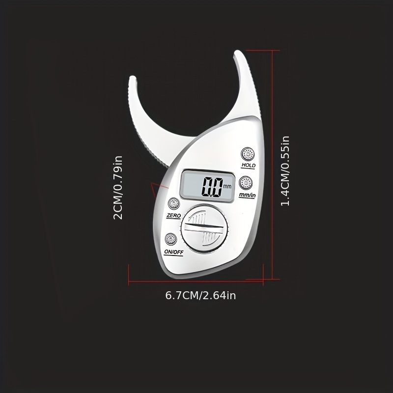 dropship Fat Clip Fat Measuring Instrument Sebum Clamp Sebum Meter Digital Display Fat Measuring Instrument