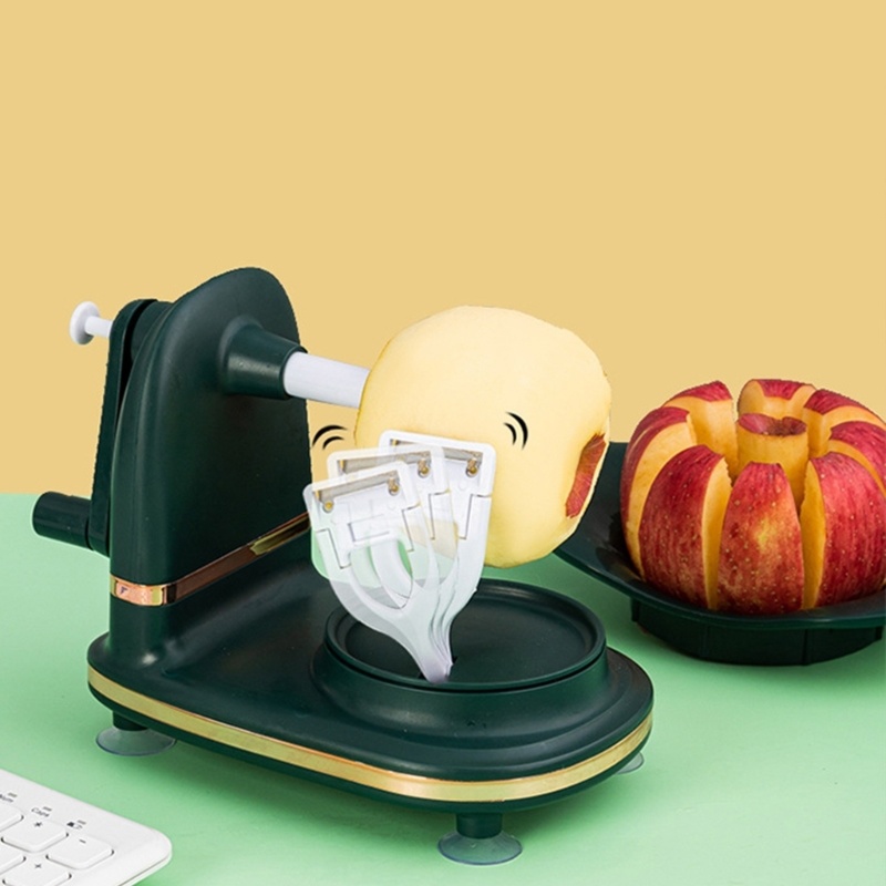dropship Apples Machine Peeler Clipping Fruit Peeling Slicer Cutter Peeler Kitchen Tool Handcrank Fruit Peeler Automatic Rotation Peeling