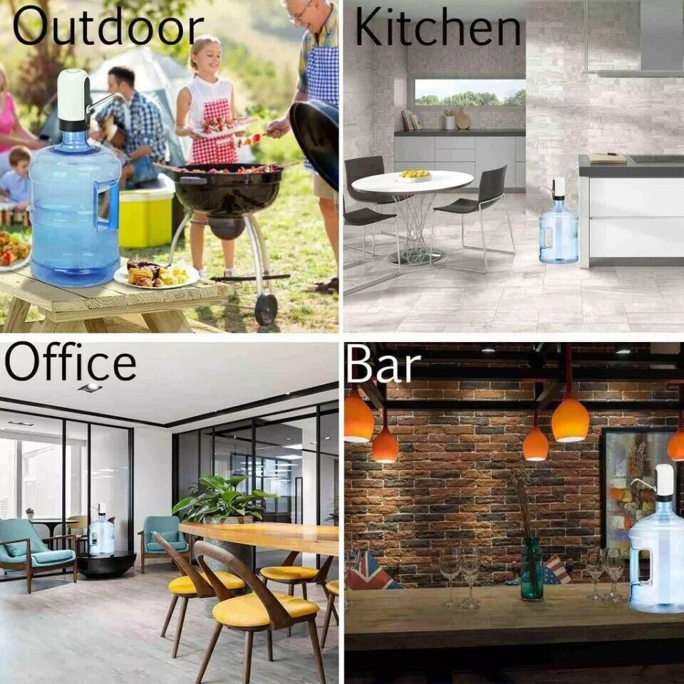 dropship Water Bottle Switch Pump Electric Automatic Universal Dispenser 5 Gallon USB USB Water Pump Dispenser Automatic Drinking Water Bottle Pump 2/3/4/5 Gallon US XH